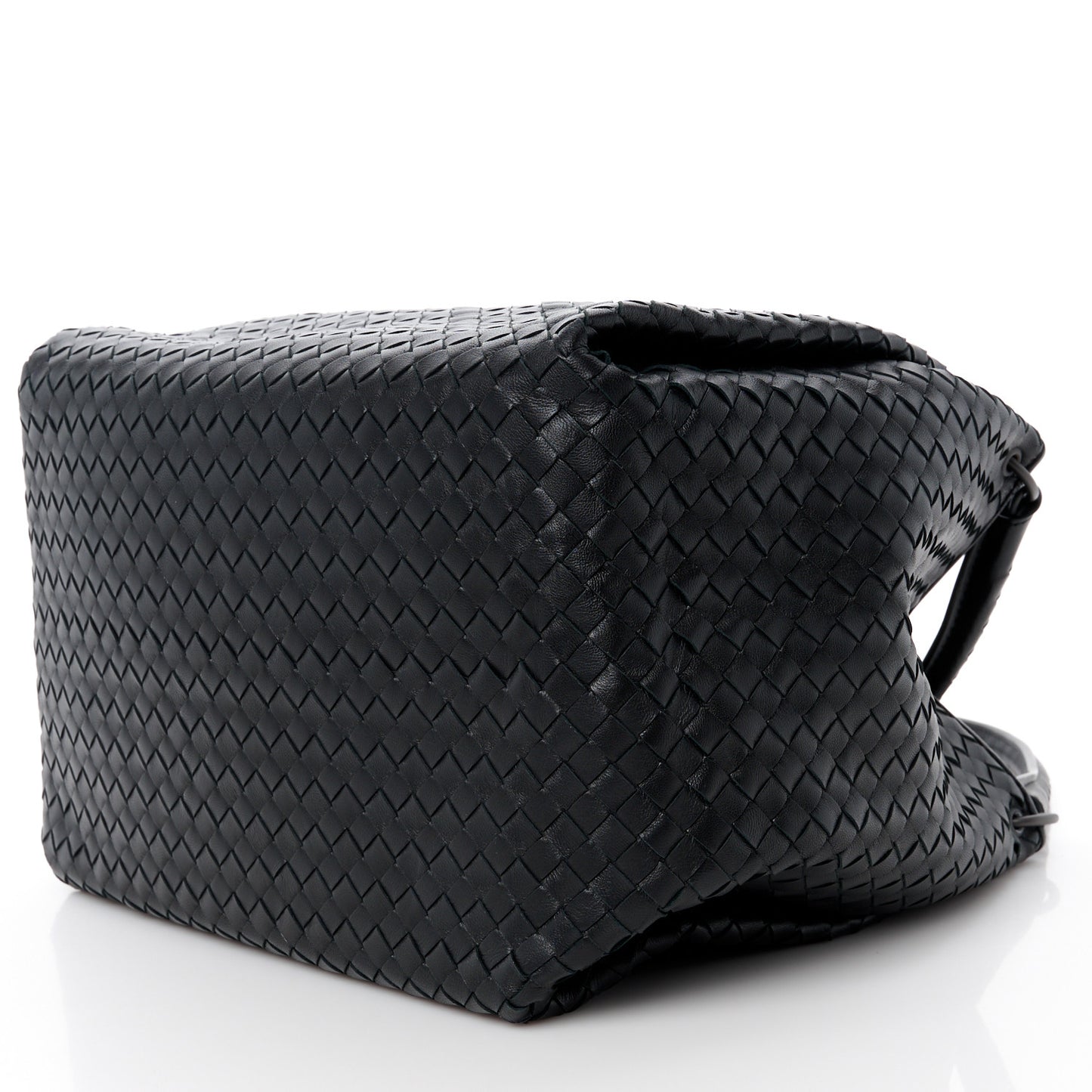 Nappa Intrecciato Parachute Bag Black