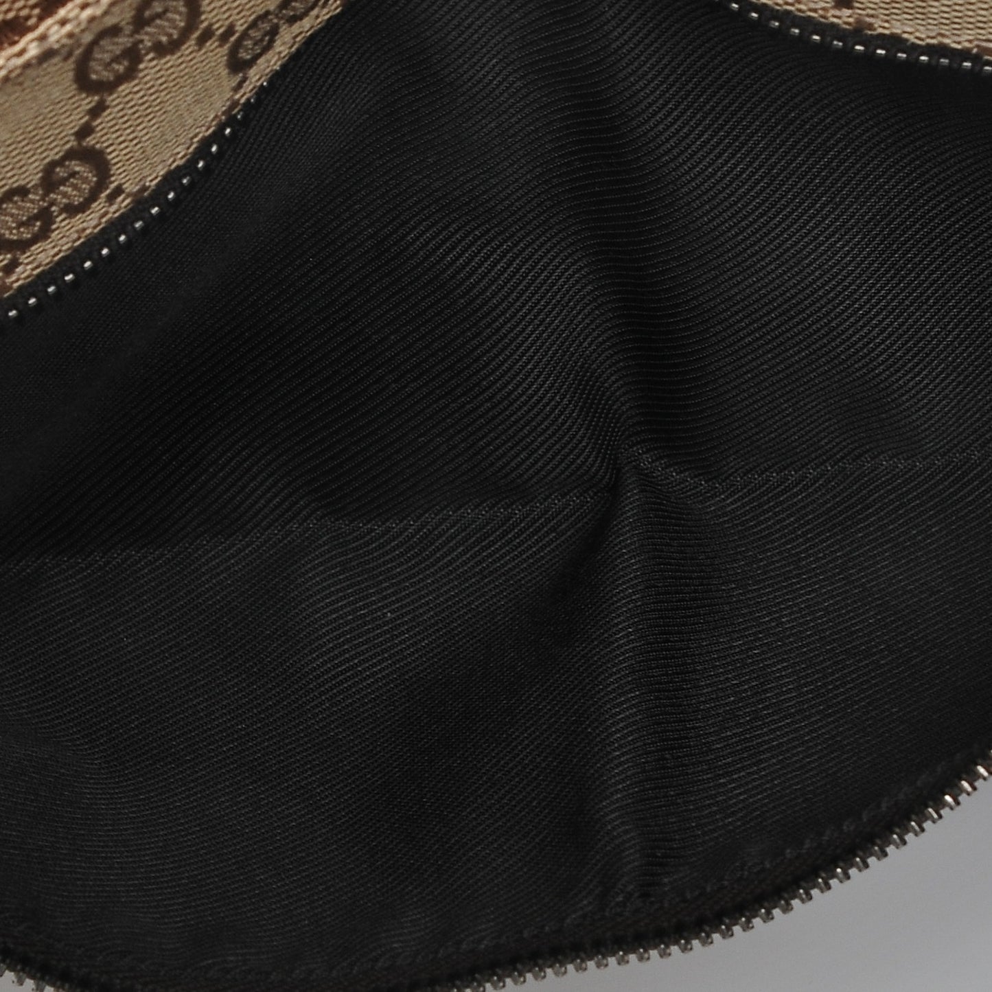 GG Monogram Double Pocket Belt Bag Dark Brown