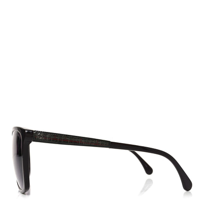 Chanel Tweed CC Polarized Sunglasses 5348 Burgundy 3 of 8