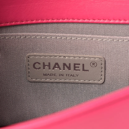 Chanel Velvet Quilted Small Boy Flap Pink 6 of 14