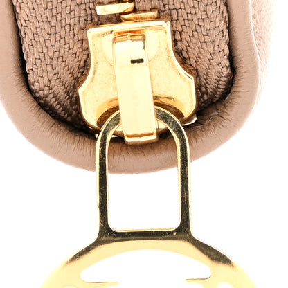 Louis Vuitton Lambskin Embossed Monogram Coussin Zippy Wallet Taupe 10 of 12
