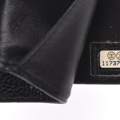 Chanel Caviar Timeless CC French Wallet Black 8 of 16