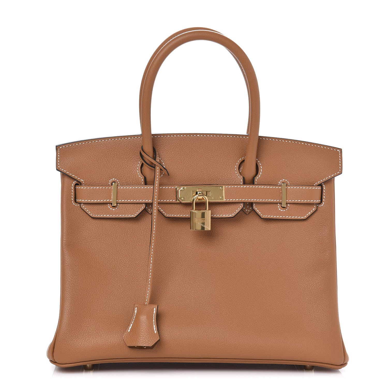 Hermes Taurillon Novillo Birkin 30 Toffee 1 of 33