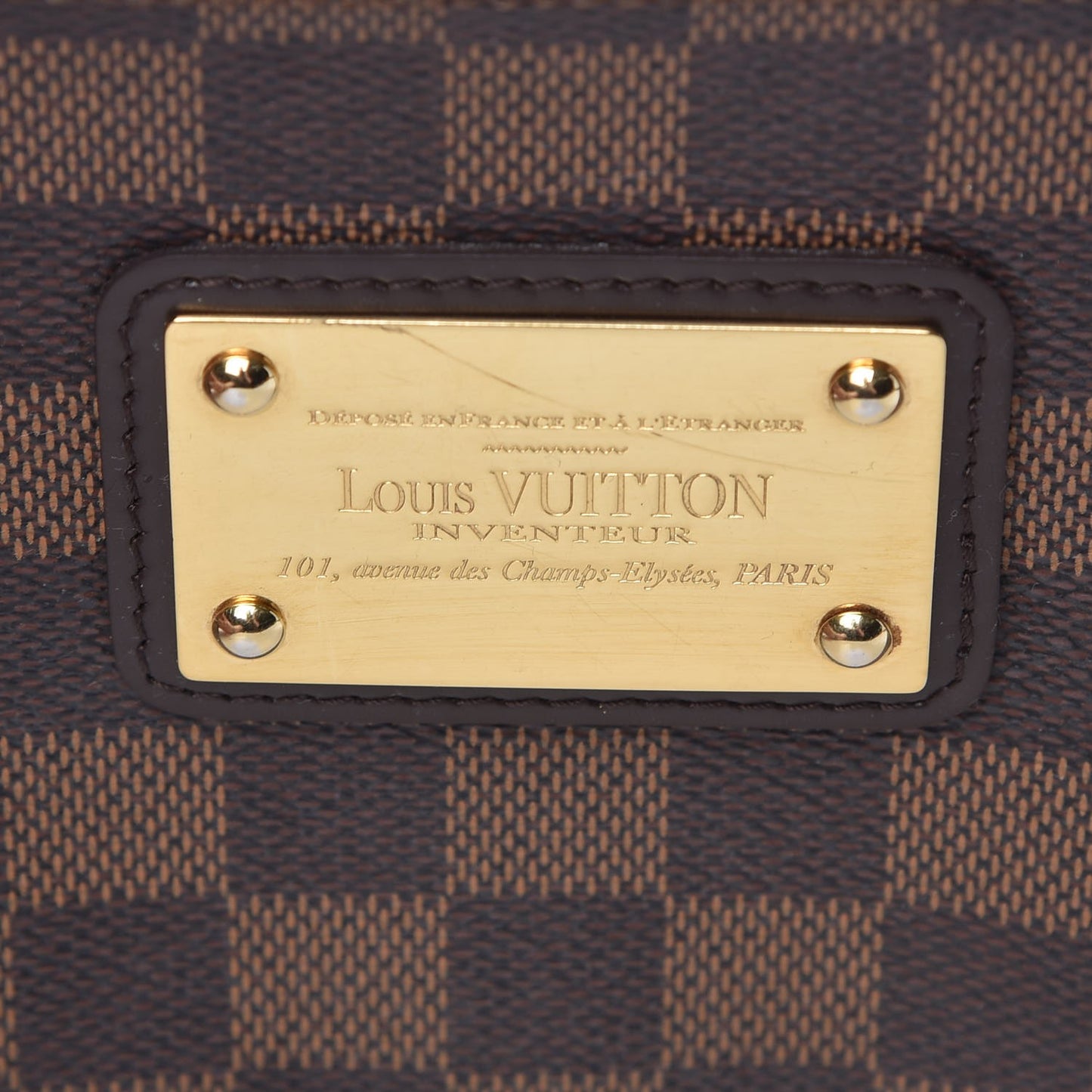 Damier Ebene Eva Clutch