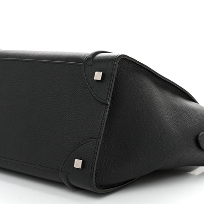 Celine Drummed Calfskin Mini Luggage Black 9 of 9