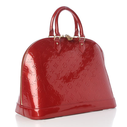 Louis Vuitton Vernis Alma GM Pomme D'Amour 3 of 7