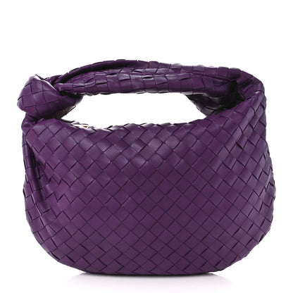 Bottega Veneta Nappa Intrecciato Teen Jodie Hobo Eggplant 1 of 12