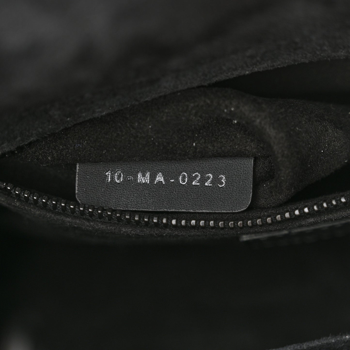 Ultra Matte Calfskin Cannage Small My ABCDior Lady Dior Black