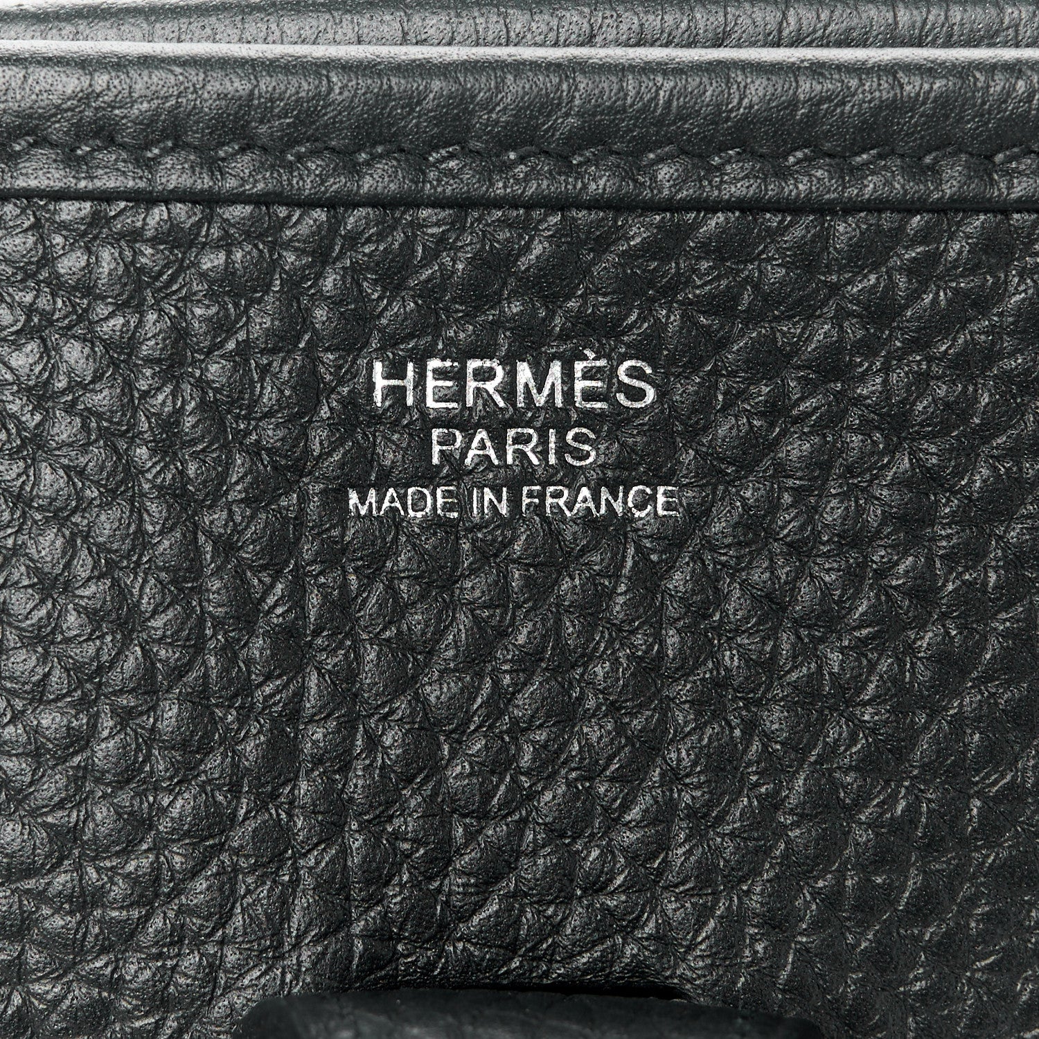 Hermes Taurillon Clemence Evelyne II PM Black 7 of 12