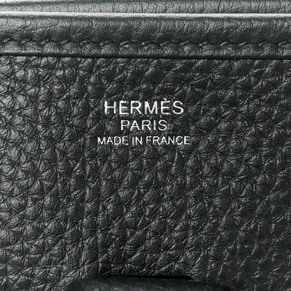 Hermes Taurillon Clemence Evelyne II PM Black 7 of 12