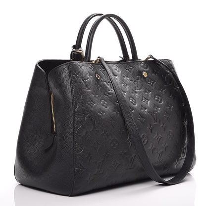 Louis Vuitton Empreinte Montaigne GM Black 4 of 9