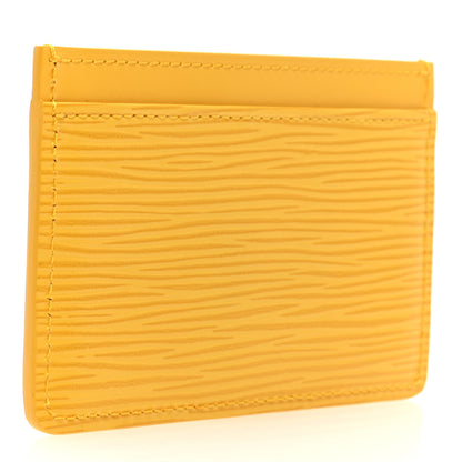 Louis Vuitton Epi Card Holder Jonquille 3 of 7