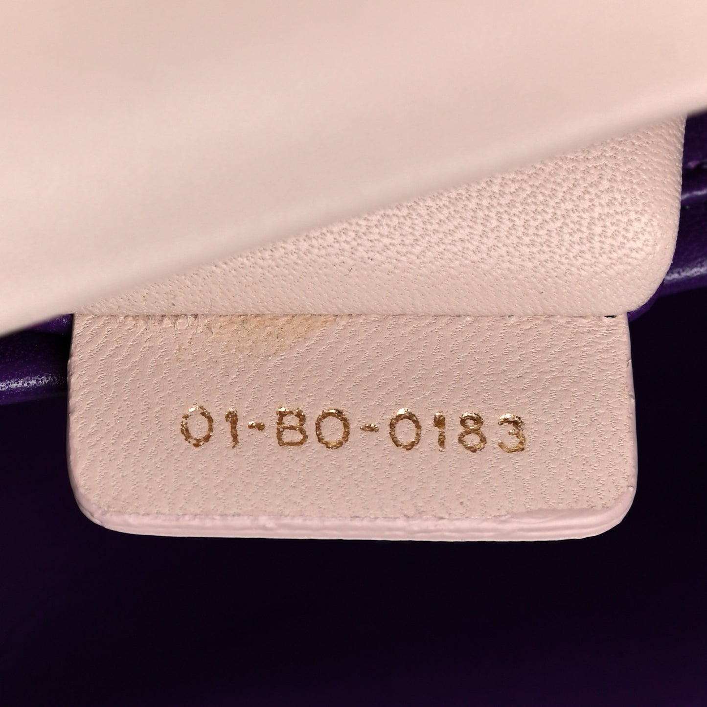 Lambskin Cannage Large Miss Dior Flap Rose Poudre