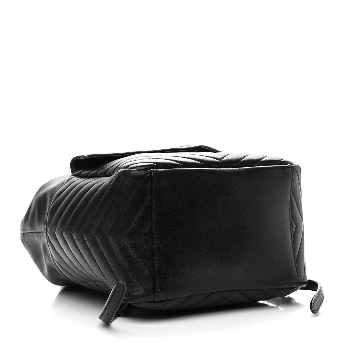 Lambskin Matelasse Monogram Joe Backpack Black