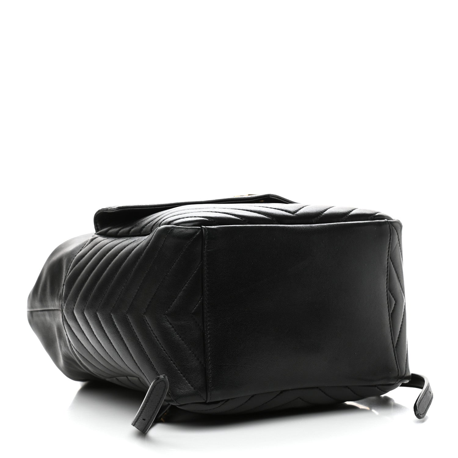 Saint Laurent Lambskin Matelasse Monogram Joe Backpack Black 4 of 10