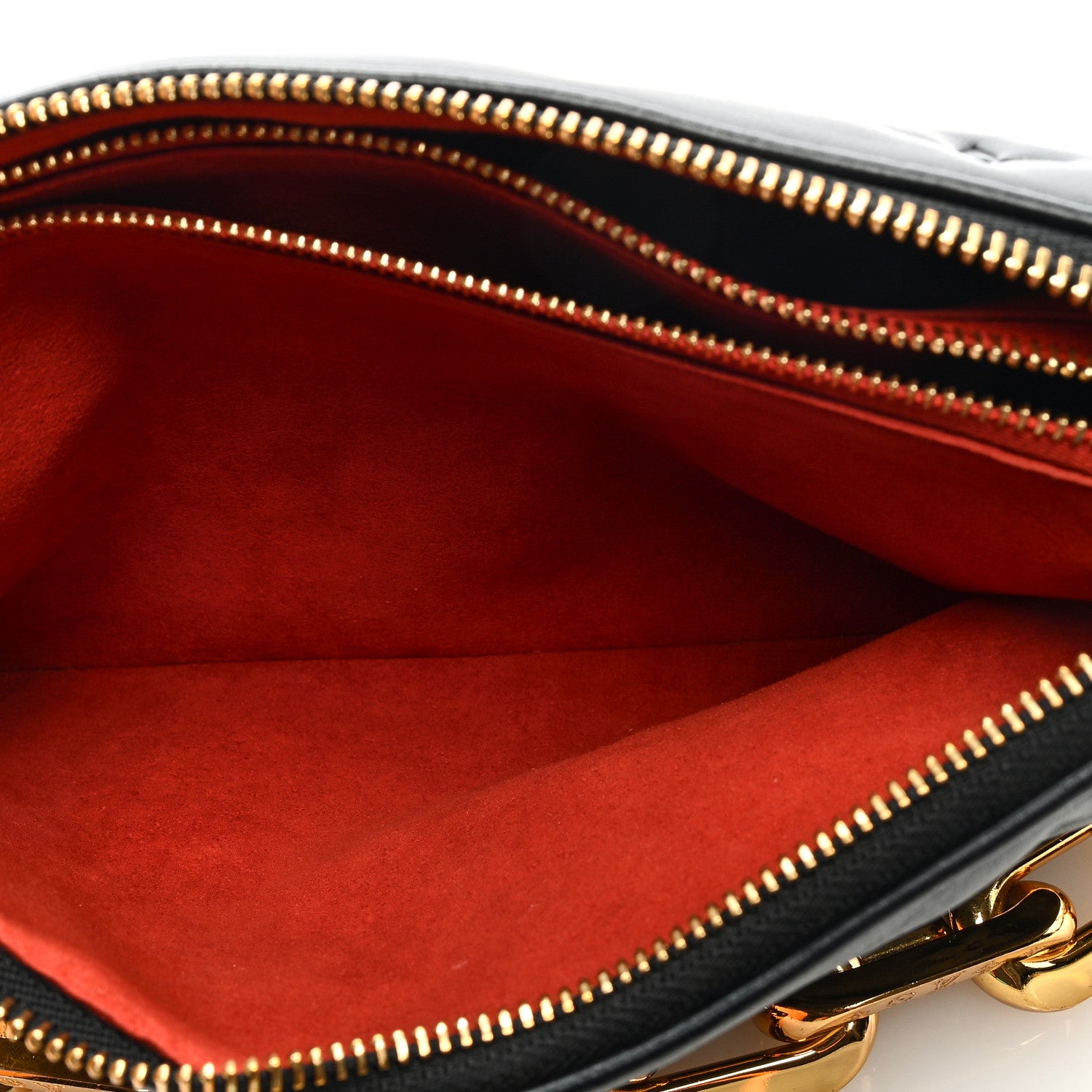 Louis Vuitton Lambskin Embossed Monogram Coussin BB Black 7 of 11