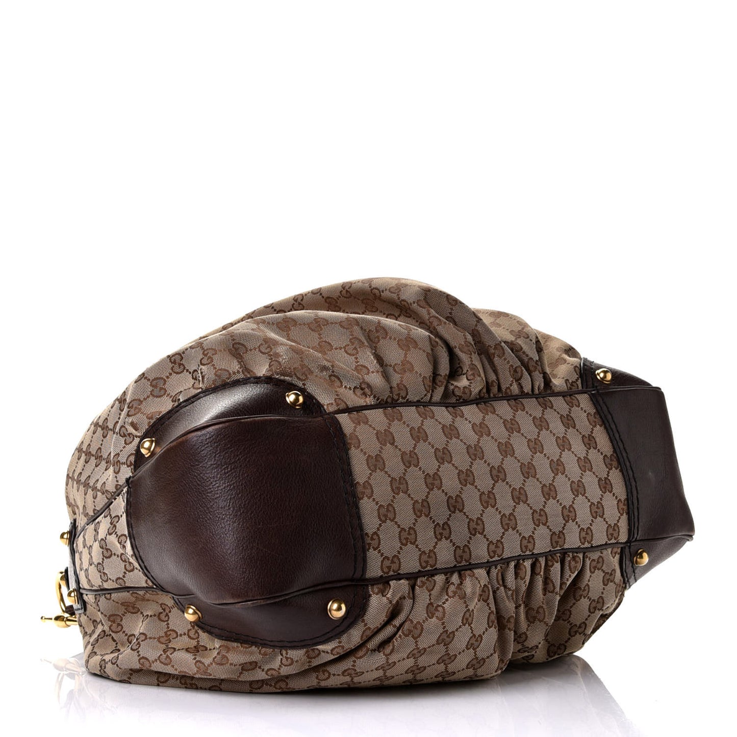 Monogram Large Jockey Hobo Dark Brown