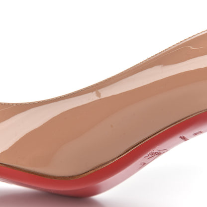 Christian Louboutin Patent Cadrilla 70 Pumps 38 Nude 8 of 10