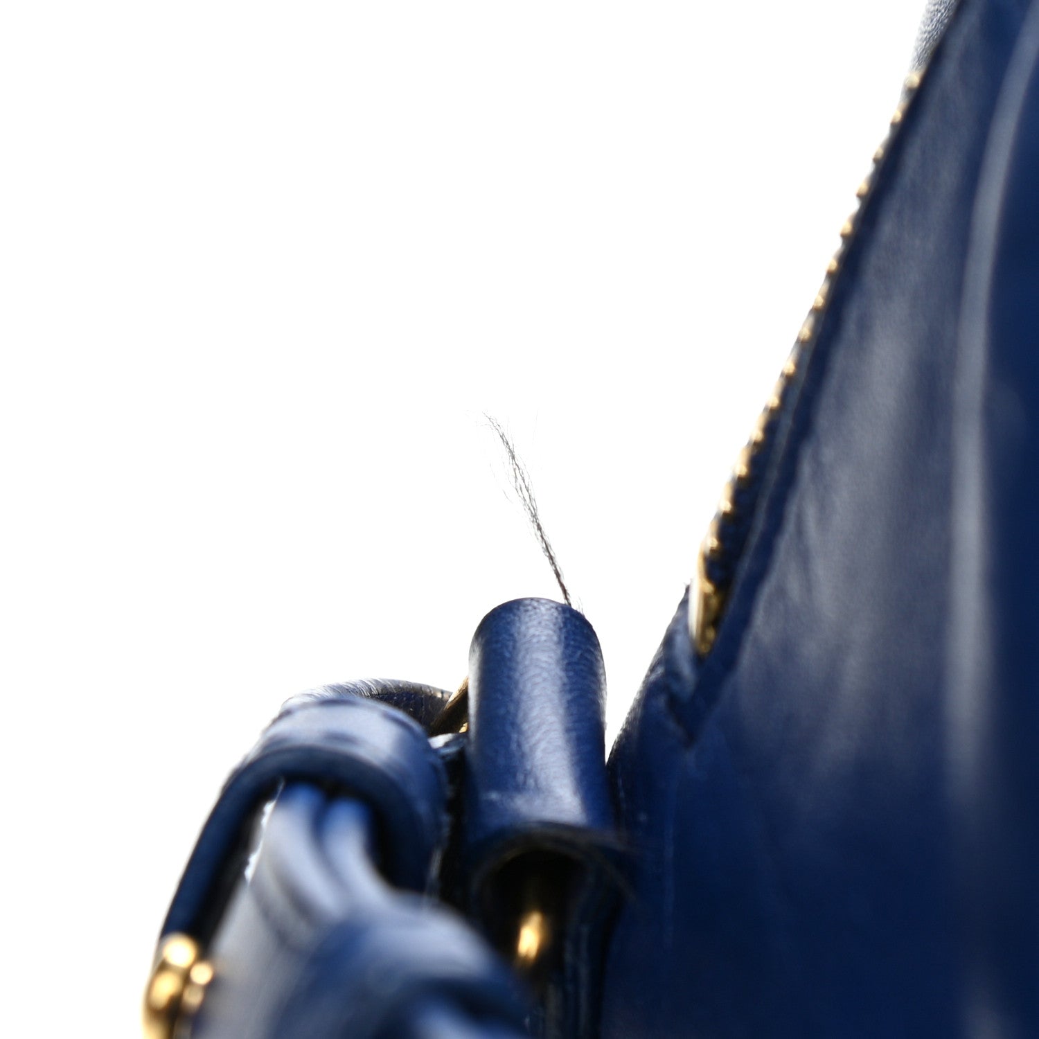 Saint Laurent Calfskin Classic Duffle 6 Blue 12 of 16