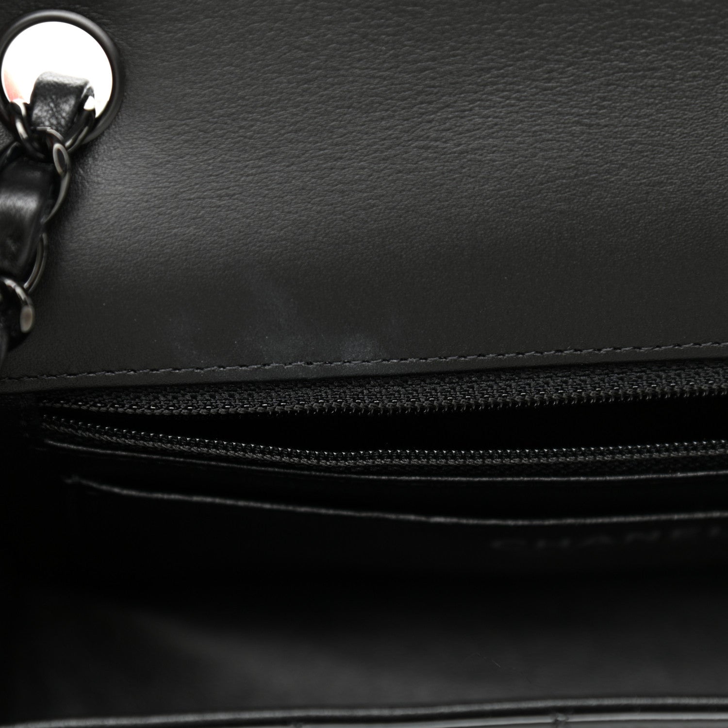 Chanel Patent Calfskin Quilted Mini Rectangular Flap So Black 10 of 10