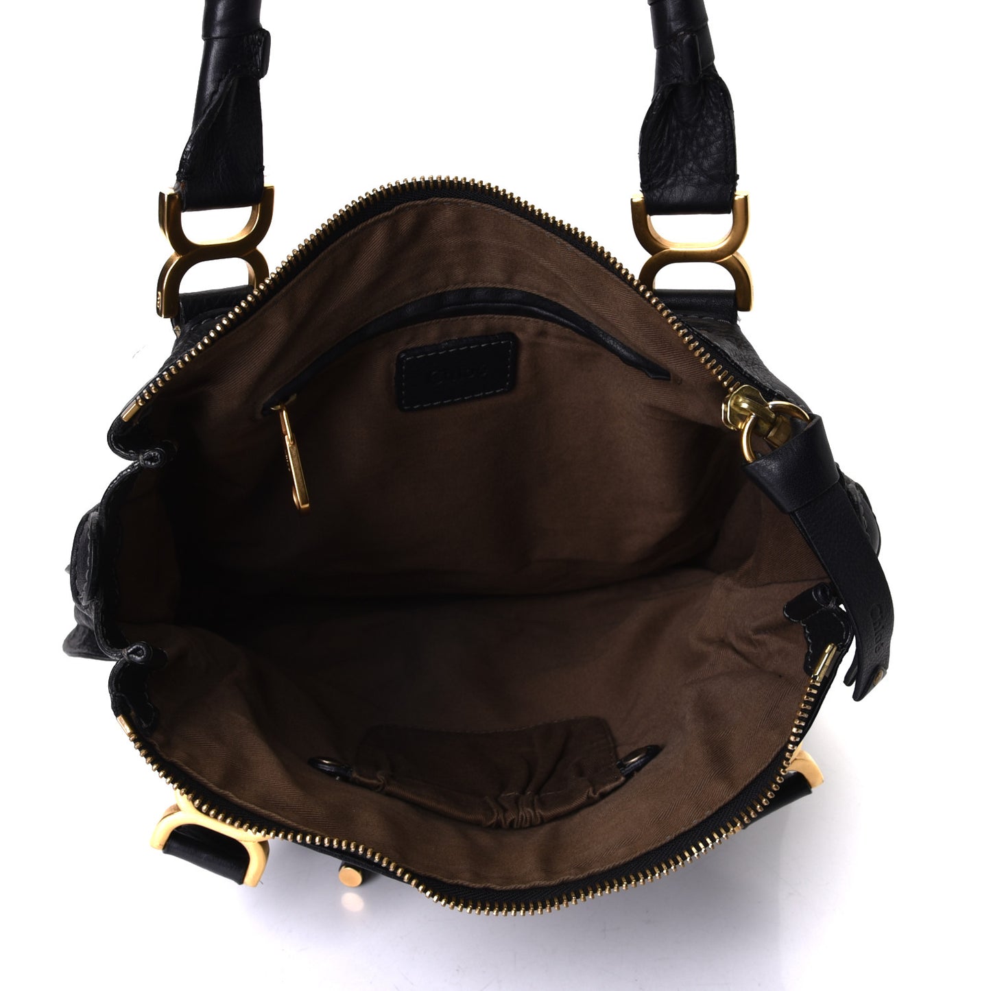 Calfskin Medium Marcie Satchel Black