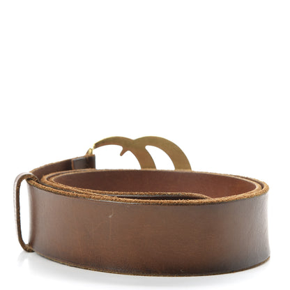Gucci Faded Calfskin Double G 40mm Belt 85 34 Cuir 2 of 5