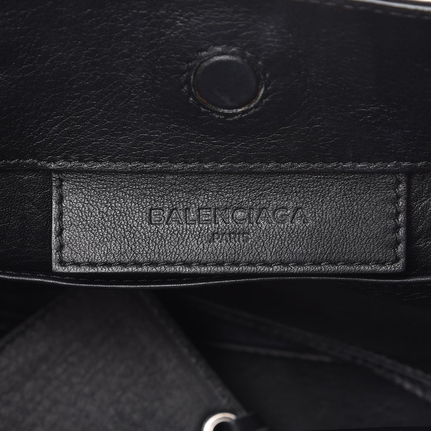 Balenciaga Grained Calfskin Papier Mini A4 Zip Around Tote Black 13 of 15