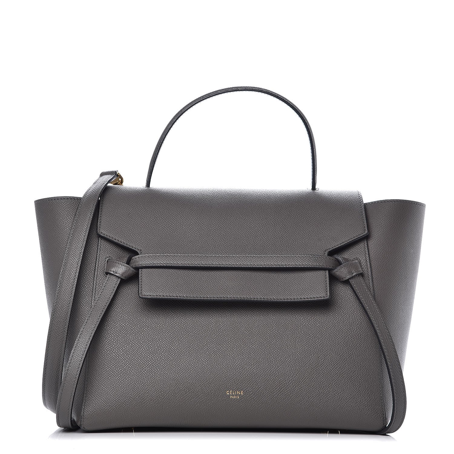 Celine Grained Calfskin Mini Belt Bag Grey 1 of 6