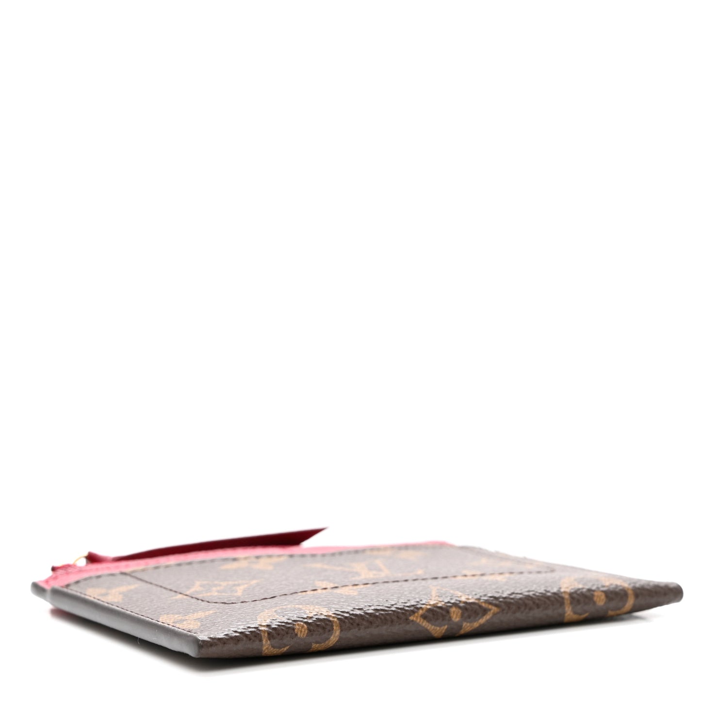 Monogram Zipped Card Holder