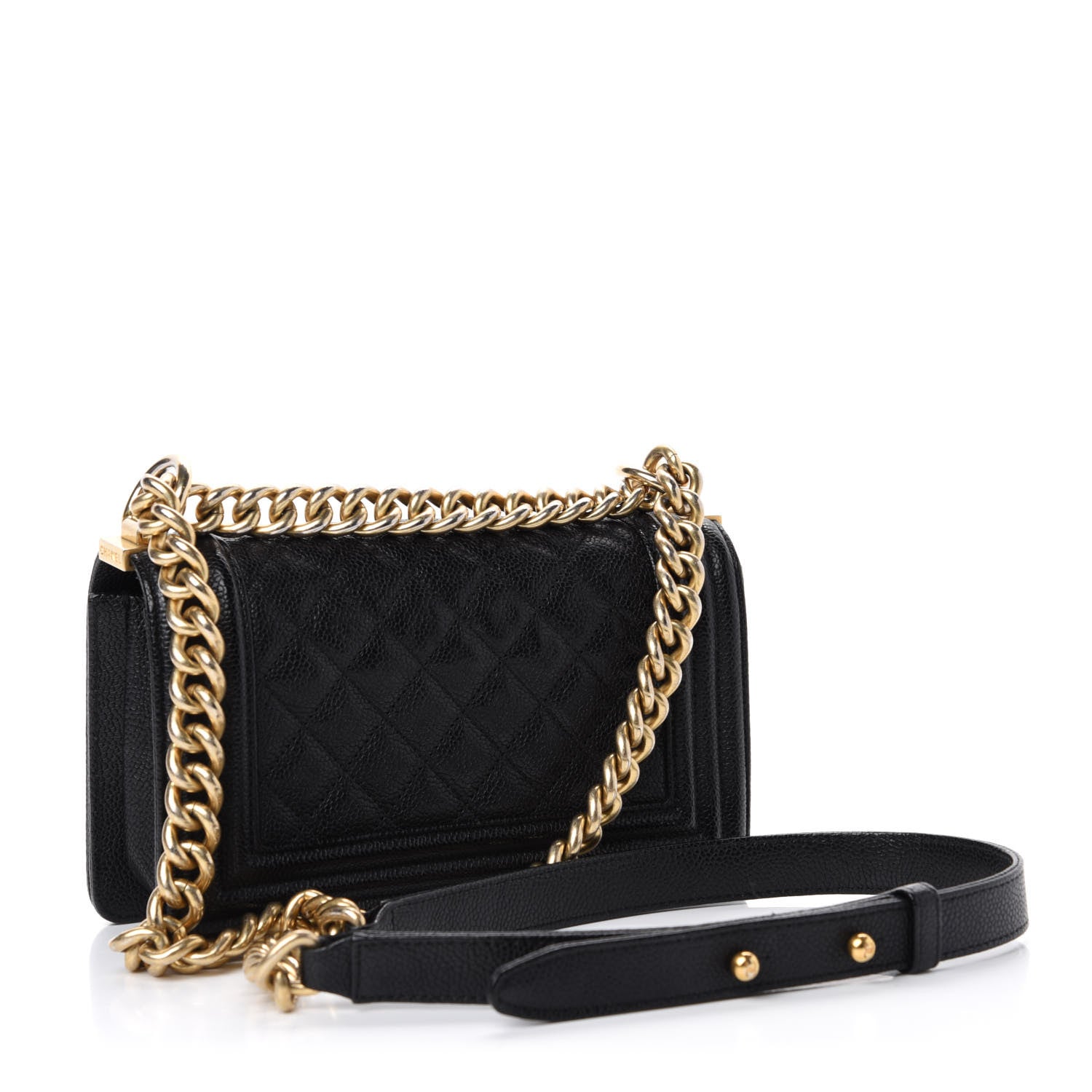 Chanel Caviar Quilted Small Boy Flap Black 4 of 13
