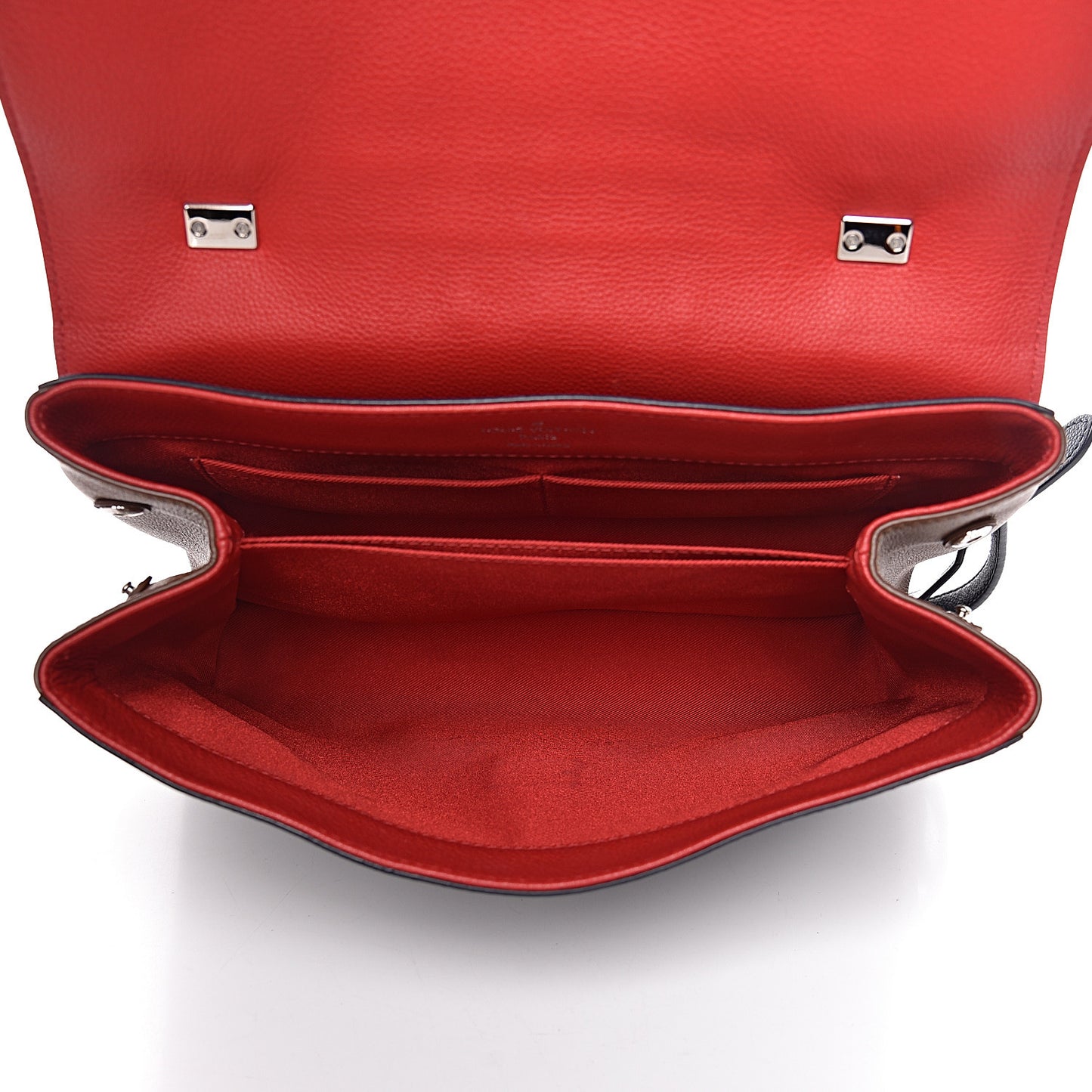 Calfskin Lockme II Top Handle Rubis Marine