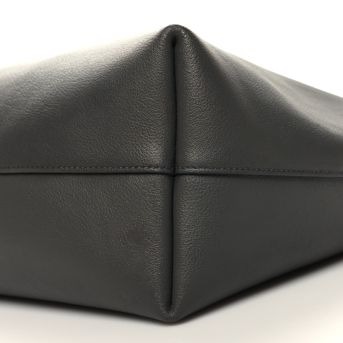 Calfskin Large Shopping Tote Storm