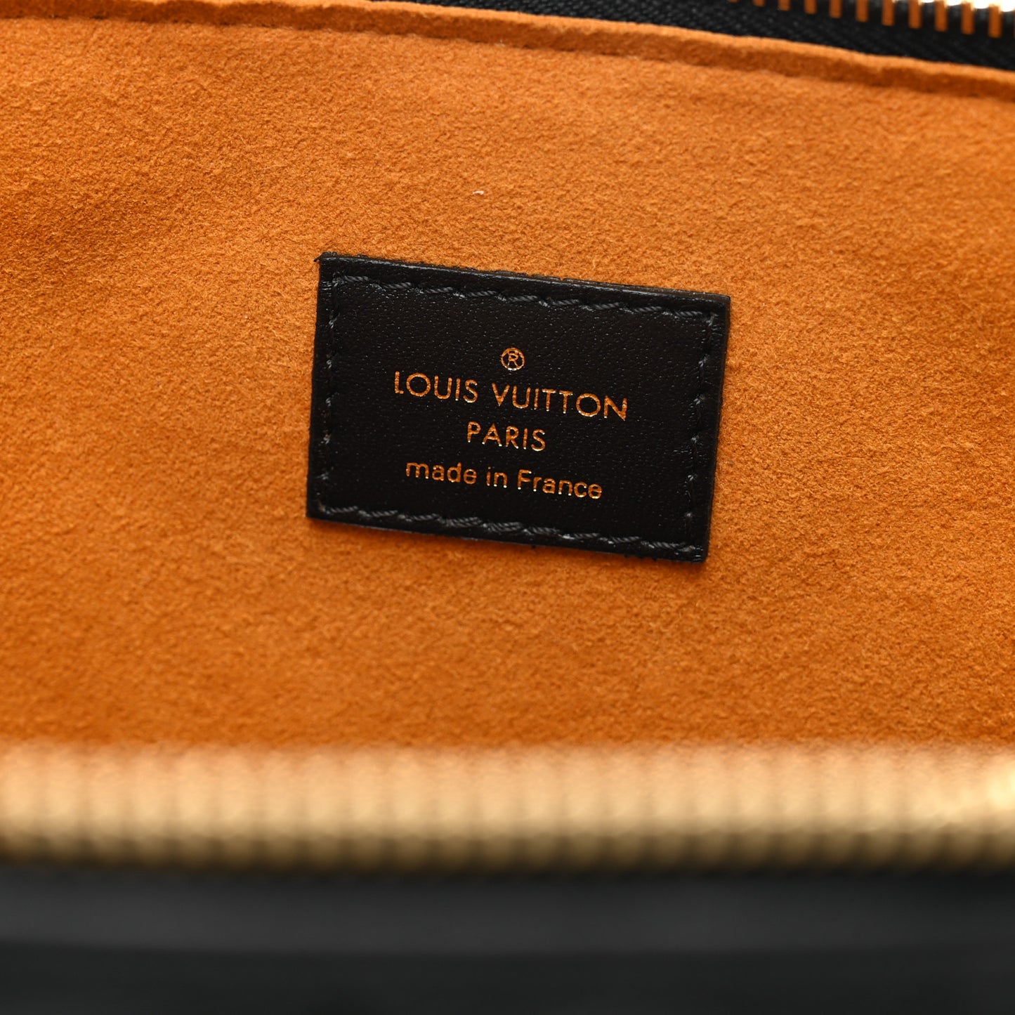Lambskin Embossed Monogram Coussin MM Black