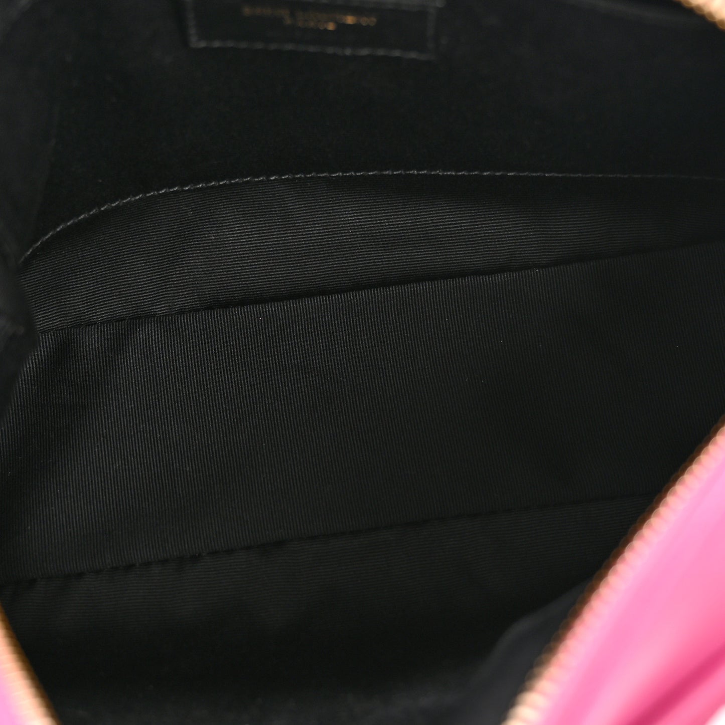 Suede Matelasse Monogram Lou Camera Bag Rose