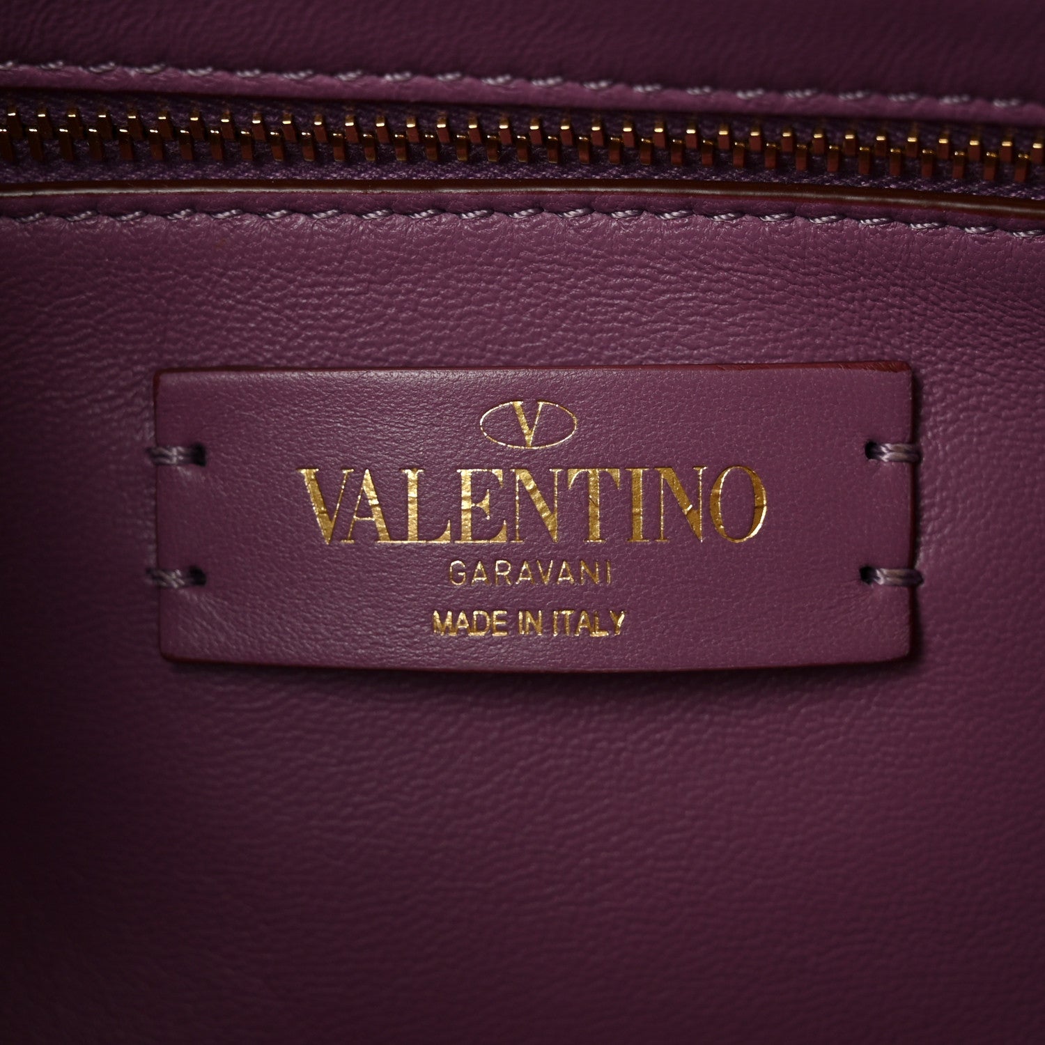 Valentino Garavani Nappa Medium Roman Stud Shoulder Bag Malva 6 of 10