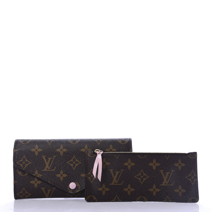 Louis Vuitton Monogram Josephine Wallet Rose Ballerine 2 of 8