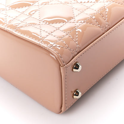 Christian Dior Patent Cannage Mini Lady Dior Light Pink 9 of 11