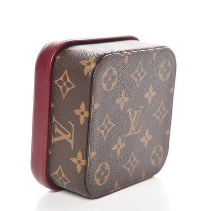 Louis Vuitton Monogram Clarence Box MM Burgundy 4 of 9