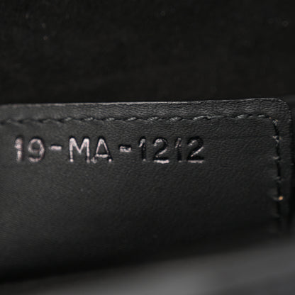 Christian Dior Ultra Matte Calfskin Saddle Bag With Strap Black Black 7 of 11