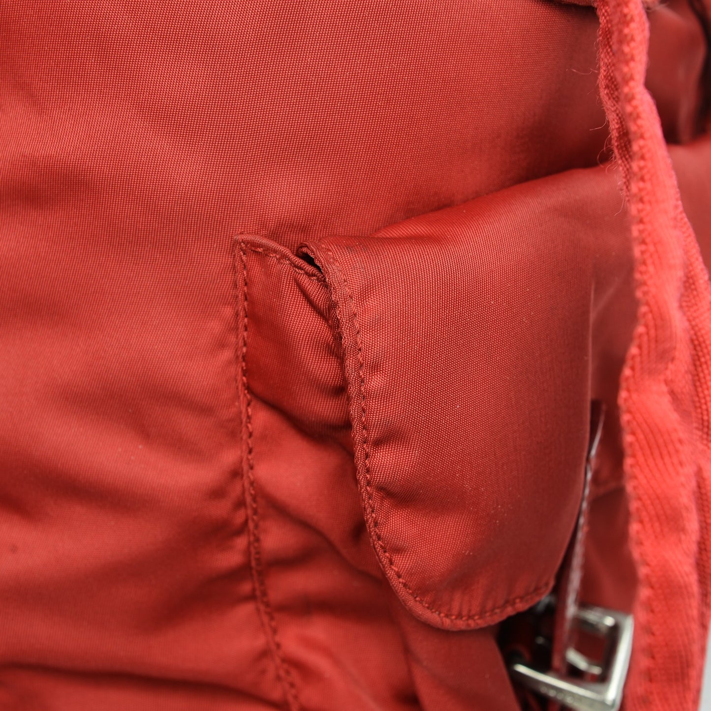 Nylon Vela Small Backpack Rosso