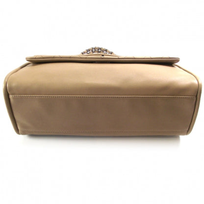 Chanel Lambskin Double Mademoiselle Jumbo Flap Beige 4 of 12