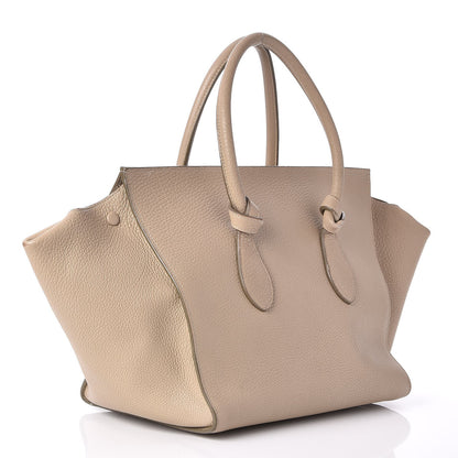 Celine Crisped Calfskin Small Tie Knot Tote Light Taupe 3 of 15