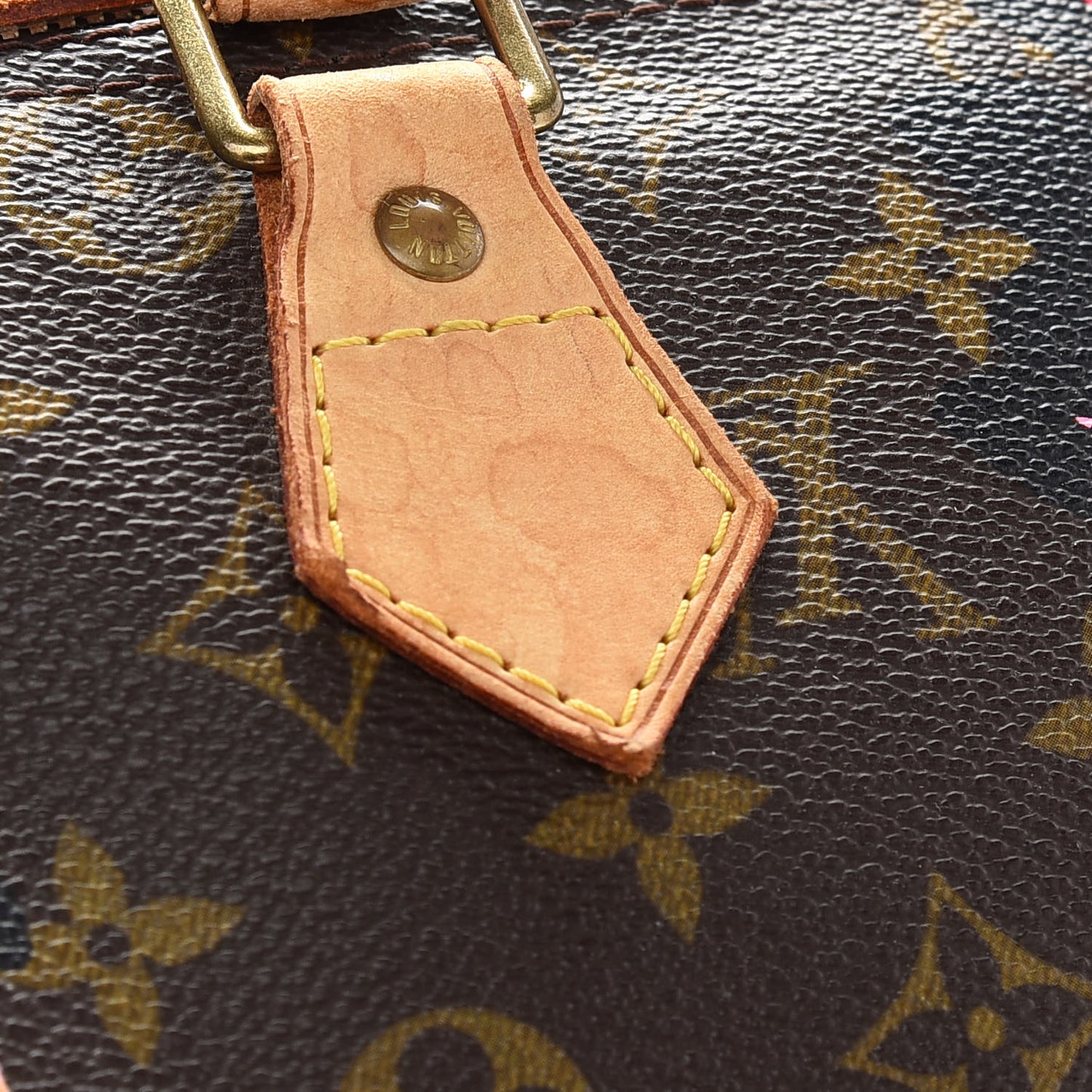 Monogram Roses Speedy 30