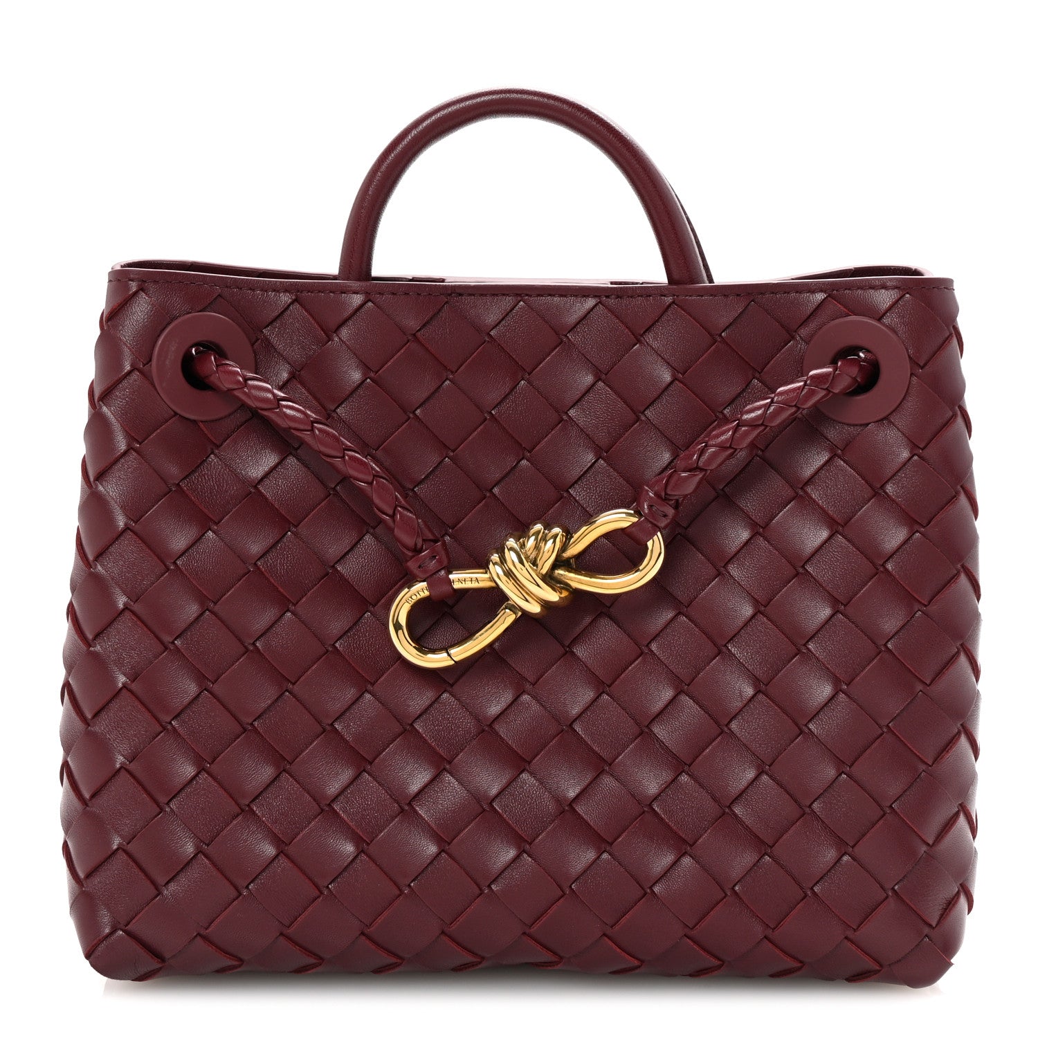 Bottega Veneta Nappa Intrecciato Small Andiamo Shoulder Bag Barolo 1 of 9