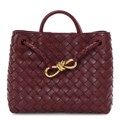 Bottega Veneta Nappa Intrecciato Small Andiamo Shoulder Bag Barolo 1 of 9