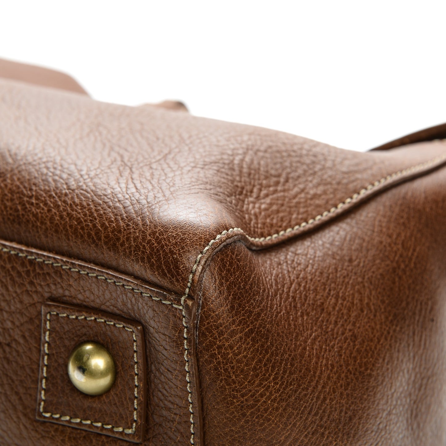 Natural Leather Cara Delevigne Convertible Satchel Oak