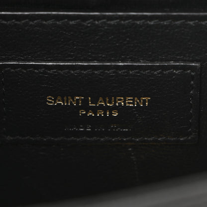 Saint Laurent Grain De Poudre Small Classic Monogram Kate Tassel Satchel Black 10 of 19