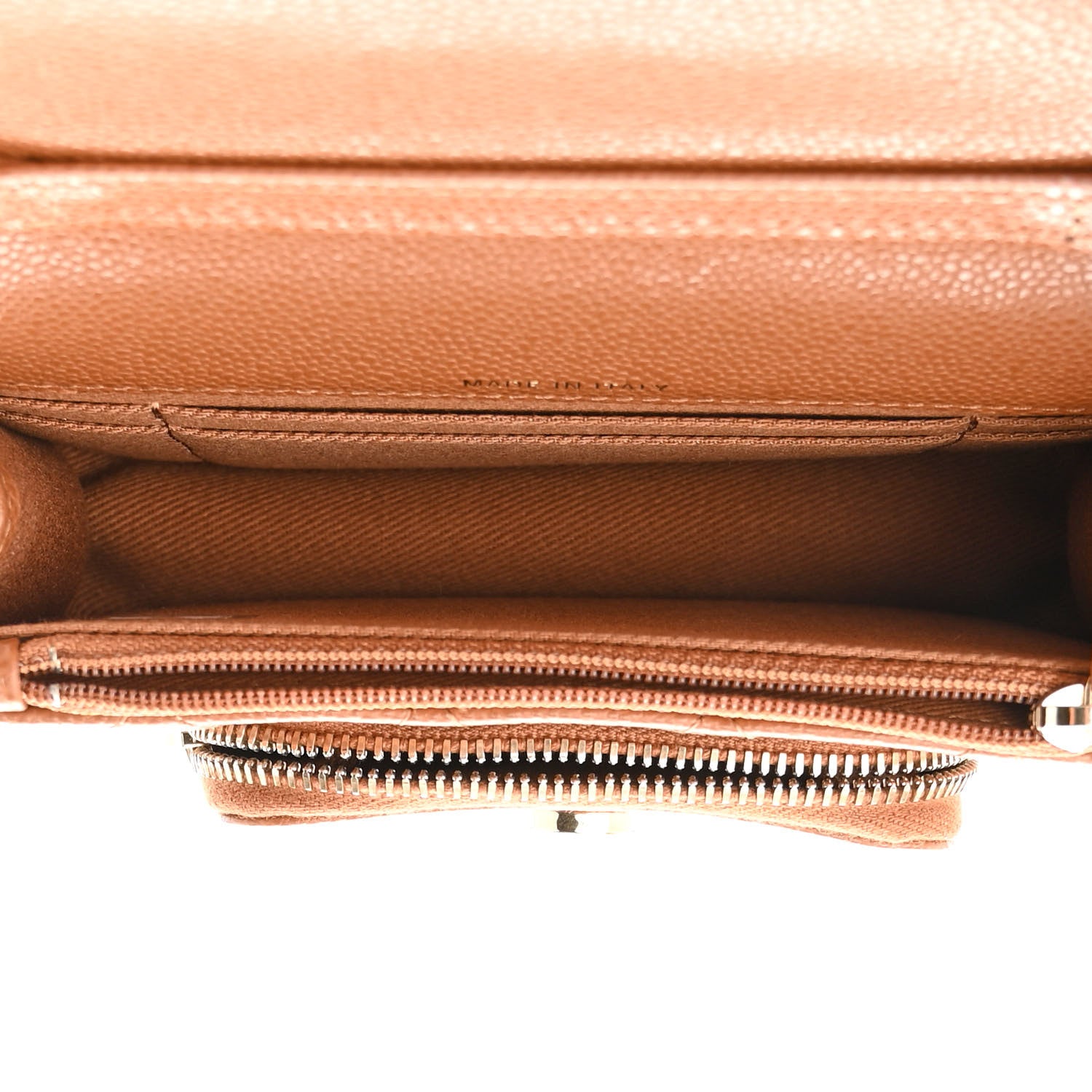 Chanel Caviar Quilted Business Affinity Clutch With Chain Flap Camel 7 of 13
