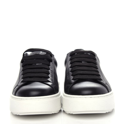 Louis Vuitton Calfskin Time Out Sneakers 35.5 Black 2 of 11