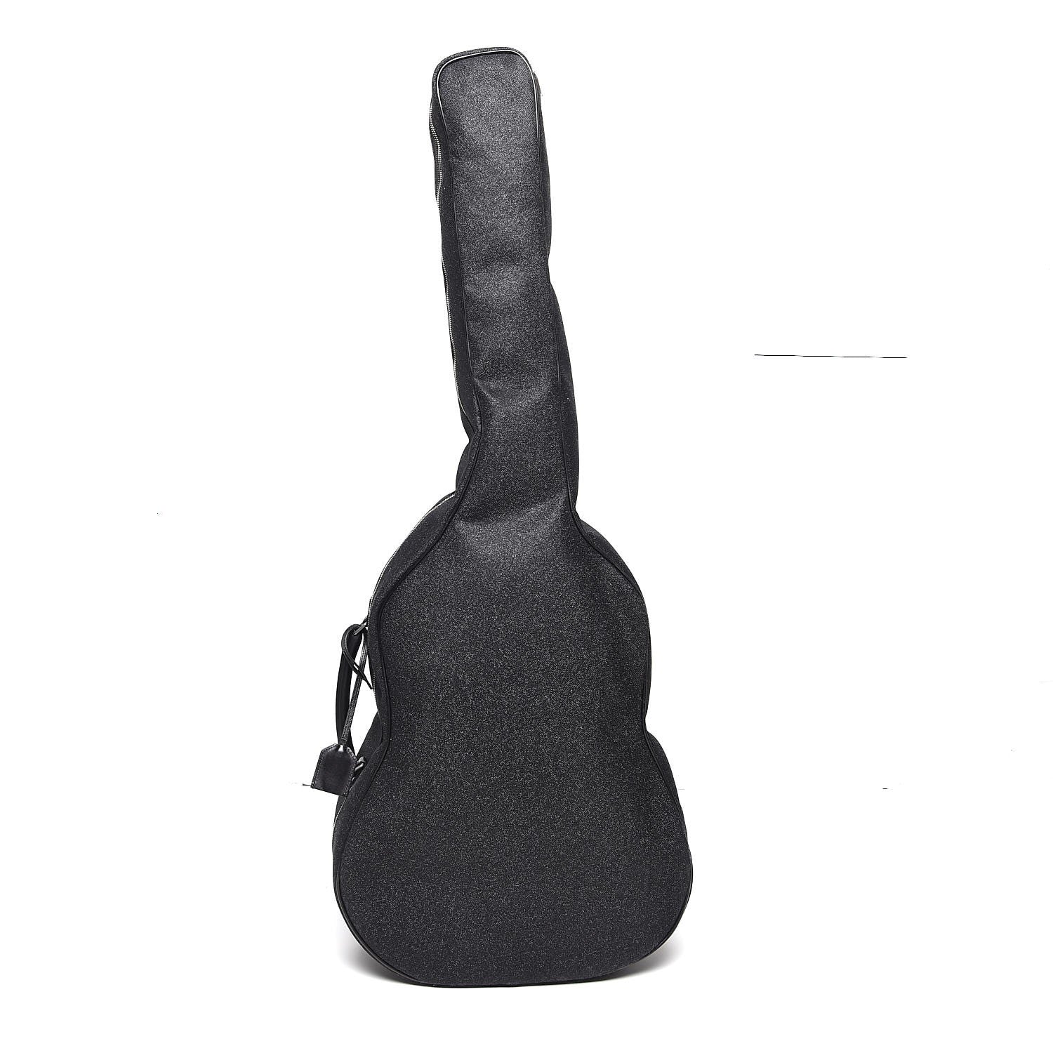 Saint Laurent Glitter Canvas Guitar Case Black 1 of 7